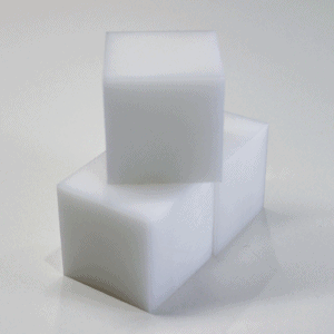 Pocket NC White Delrin Square (3 Pack)